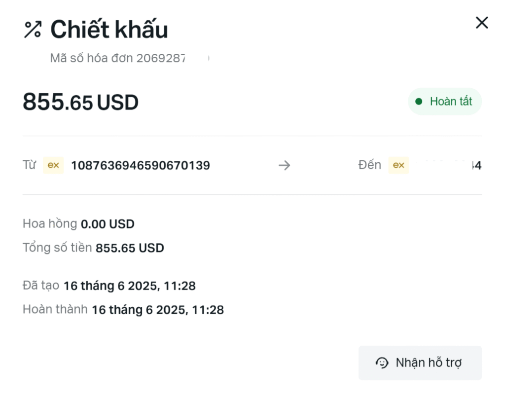 Backcom 855 USD
